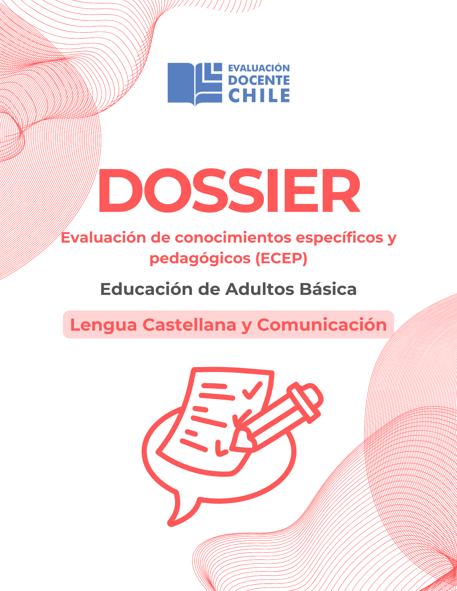 Dossier prueba de conocimientos pedagógicos Ed. adultos básica Lengua castellana y comunicación