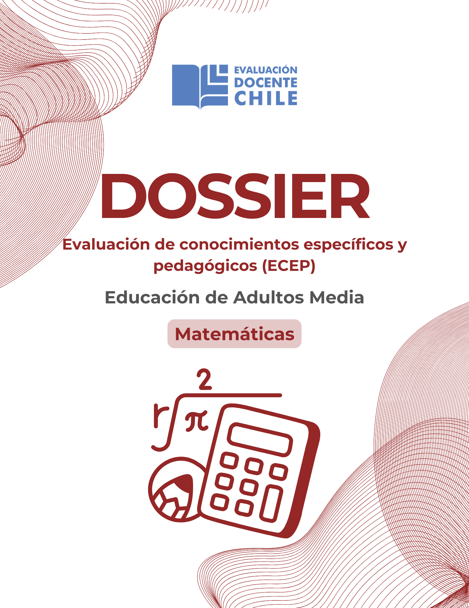 Dossier prueba de conocimientos pedagógicos Ed. adultos media Matemática