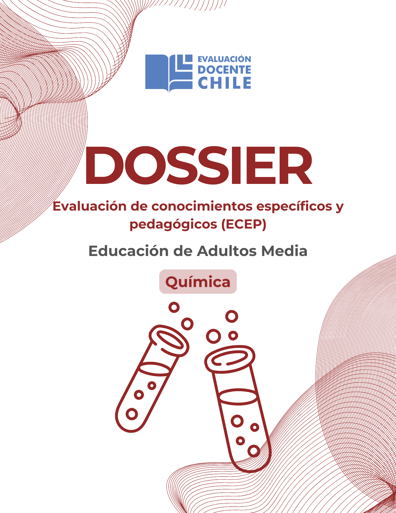 Dossier prueba de conocimientos pedagógicos Ed. adultos media Química