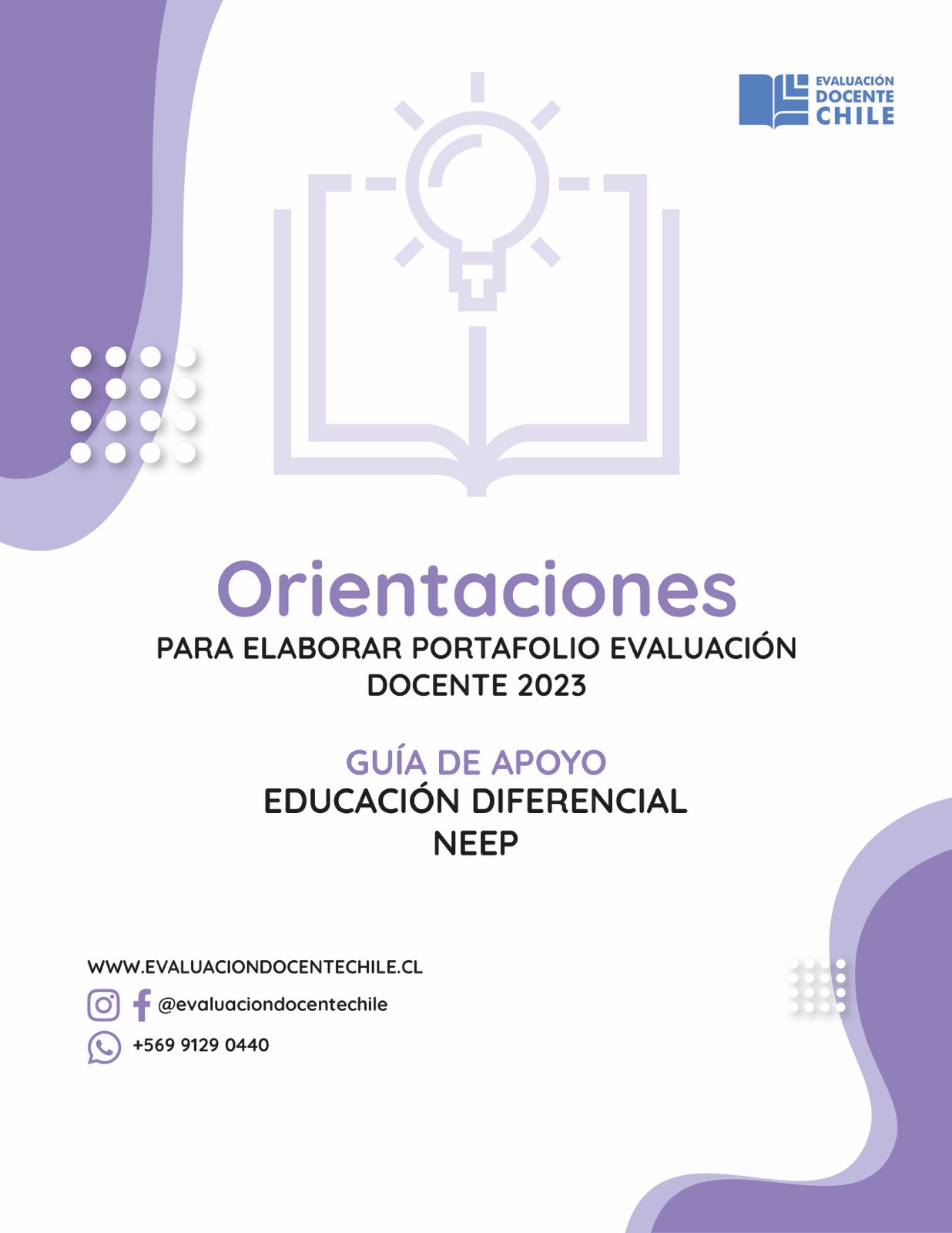 Orientaciones Para Elaborar Portafolio De Ev. Docente Ed. Diferencial ...