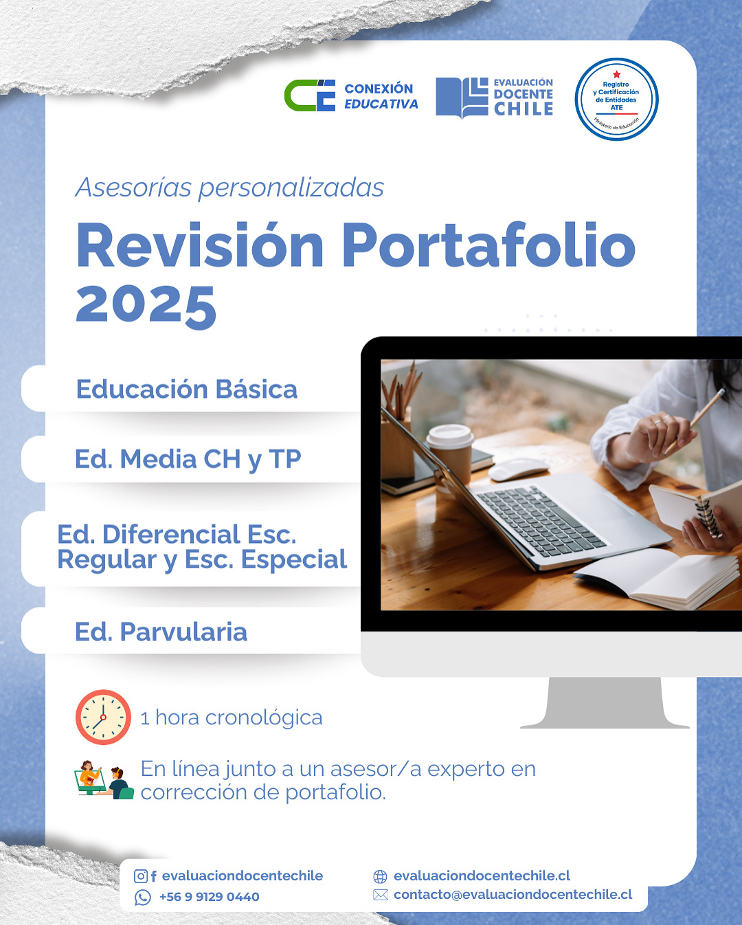 Asesorías Revisión Portafolio de Evaluación Docente