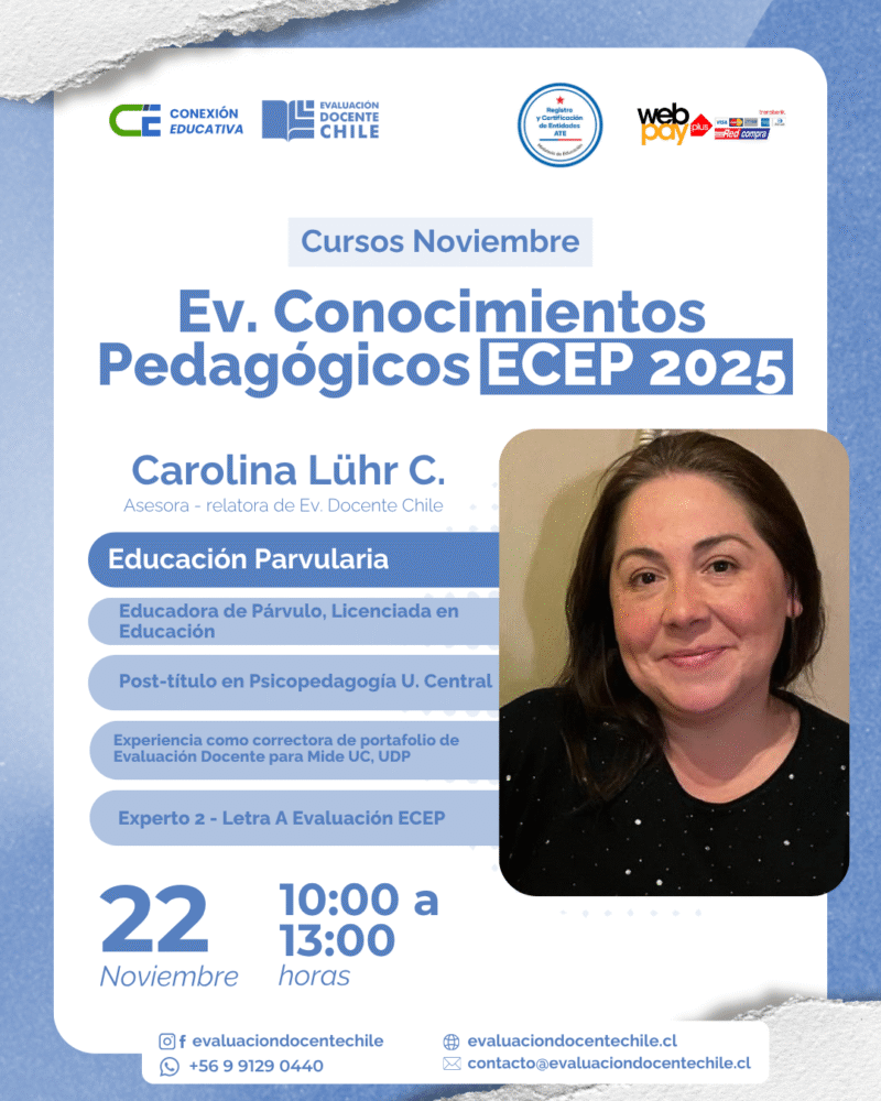 Curso Evaluación de Conocimientos Específicos y Pedagógicos 2025 (ECEP) Ed. Parvularia