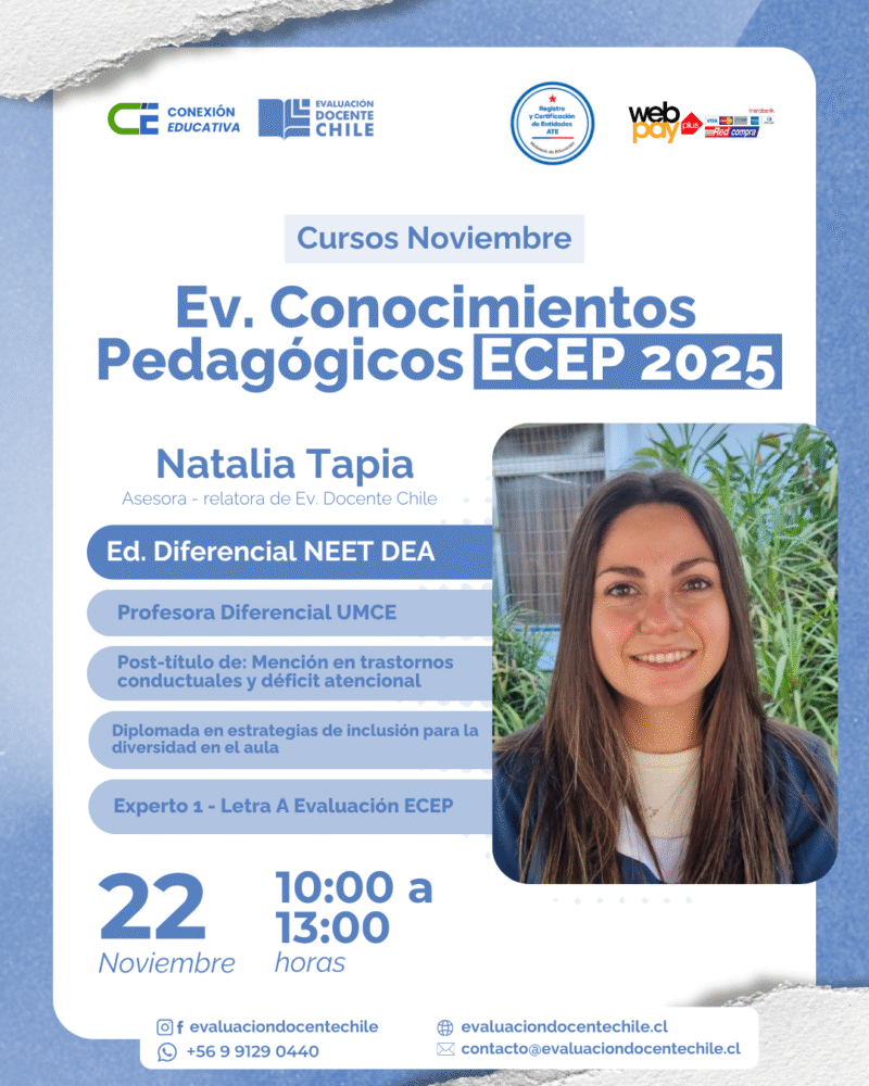 Curso Evaluación de Conocimientos Específicos y Pedagógicos 2025 (ECEP) Ed. Diferencial NEET DEA
