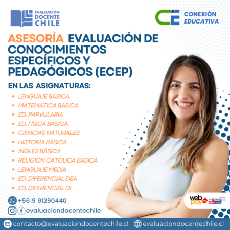 Asesorías personalizadas preparación de Evaluación de Conocimientos Específicos y Pedagógicos (ECEP) 2024