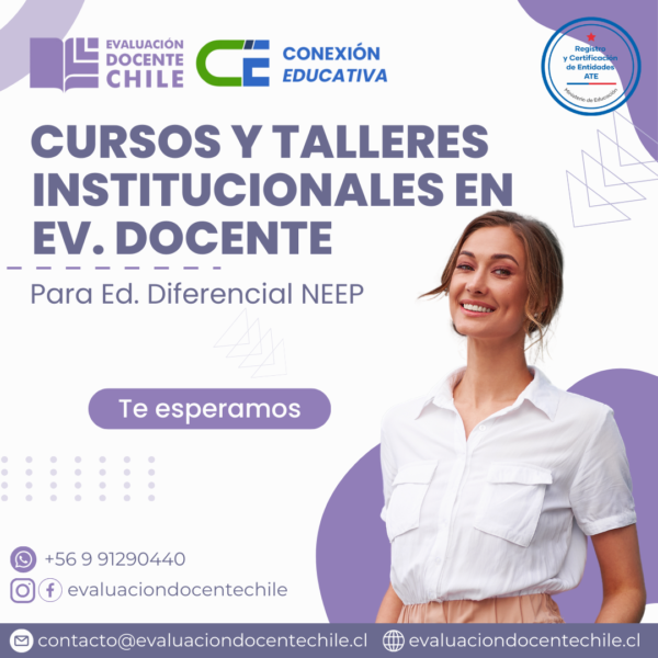 Cursos y Talleres Institucionales en Ev. Docente para Ed. Diferencial NEEP