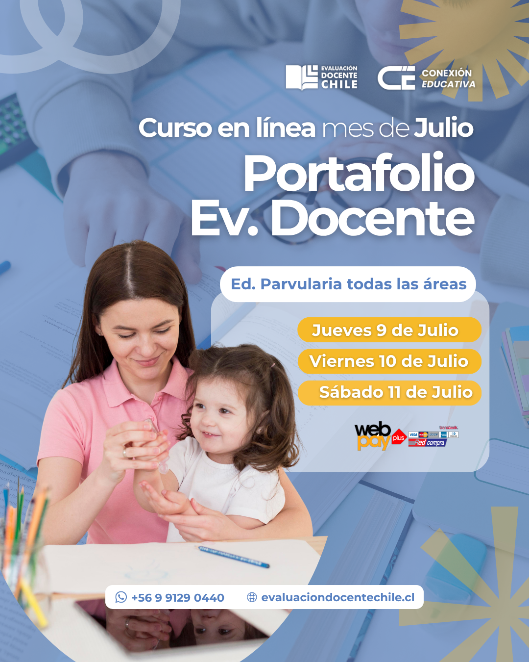 Curso "Portafolio Ev. Docente" Ed. Parvularia (Julio)