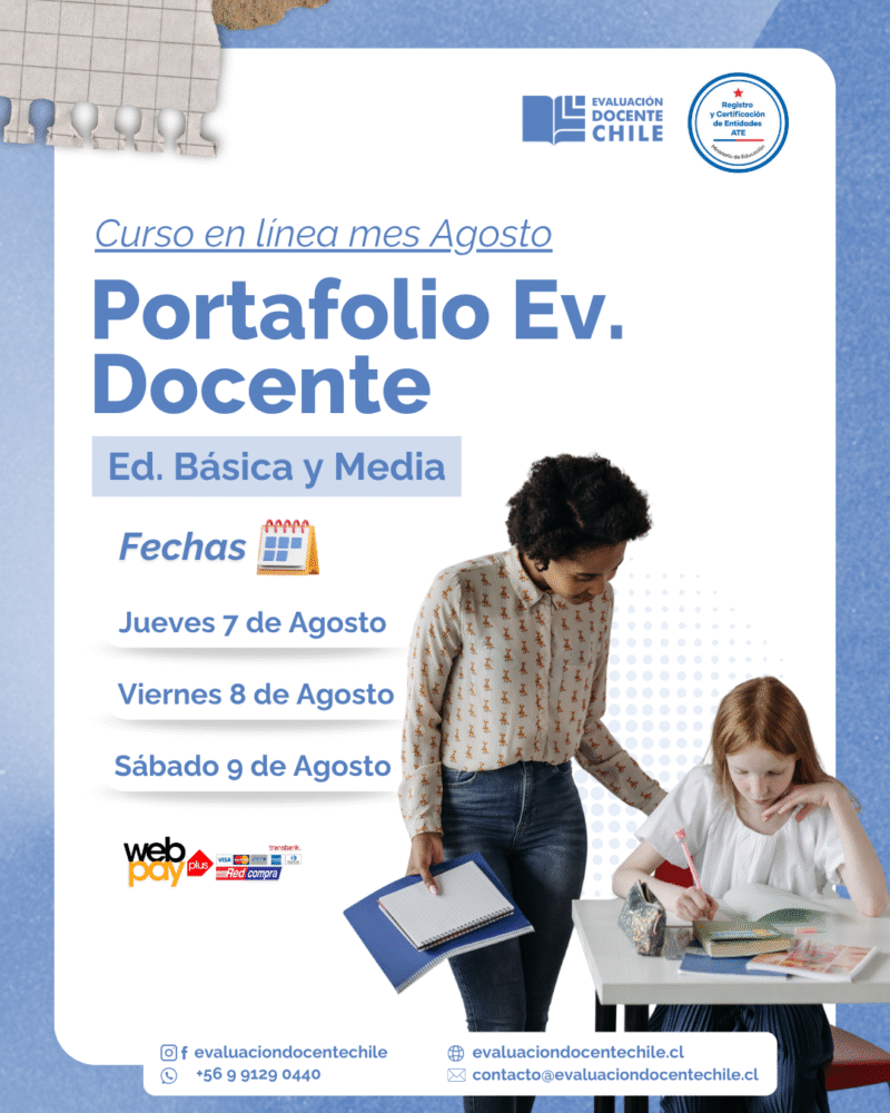 Curso "Portafolio Ev. Docente" Ed. Básica y Media