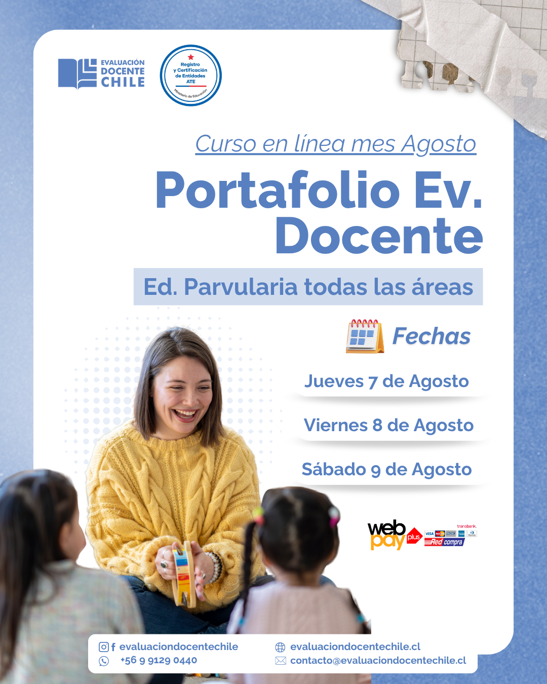 Curso "Portafolio Ev. Docente" Ed. Parvularia
