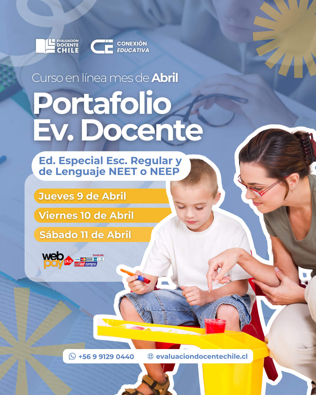 Curso "Portafolio Ev. Docente" Ed. Especial escuela regular y de lenguaje (NEET o NEEP)