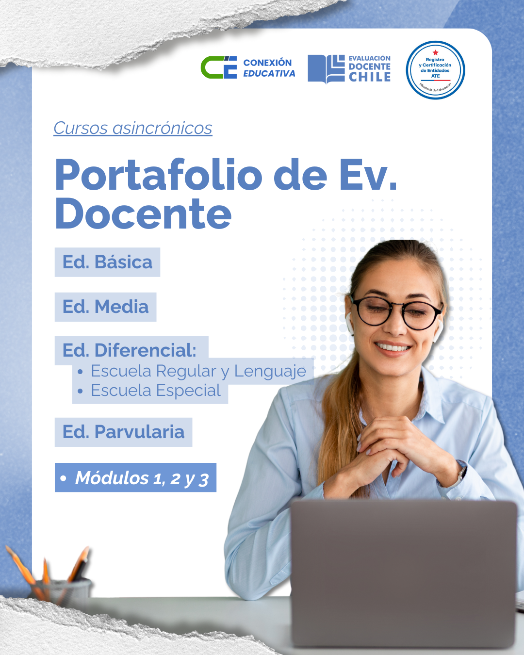 Cursos Asincrónicos "Portafolio Evaluación Docente" 2025