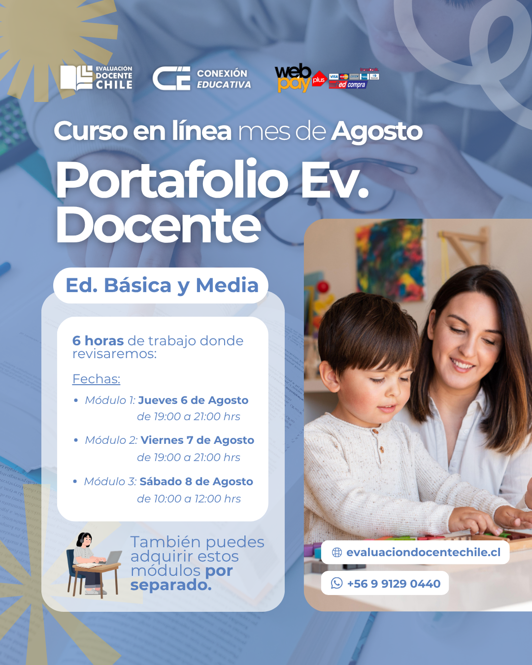 Curso “Portafolio Ev. Docente” Ed. Básica y Media (Agosto)